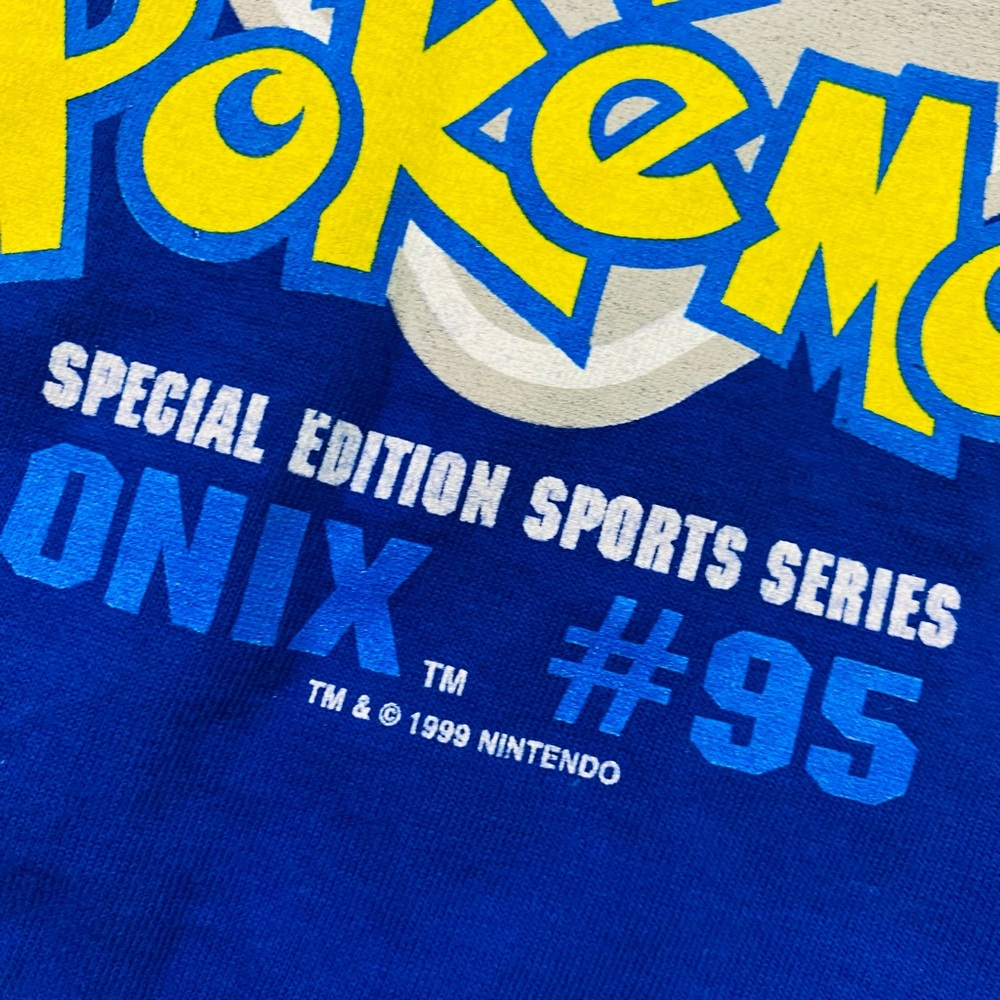 Vintage Pokémon #95 Onyx dated 1999 youth XL/ men’s Small - Picture 4 of 6
